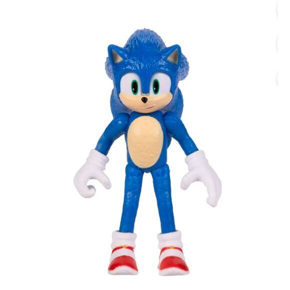 Sonic The Hedgehog 3 Movie SONIC Figure Toy‎ Jakks 2024 5" Rare - Picture 4 of 8